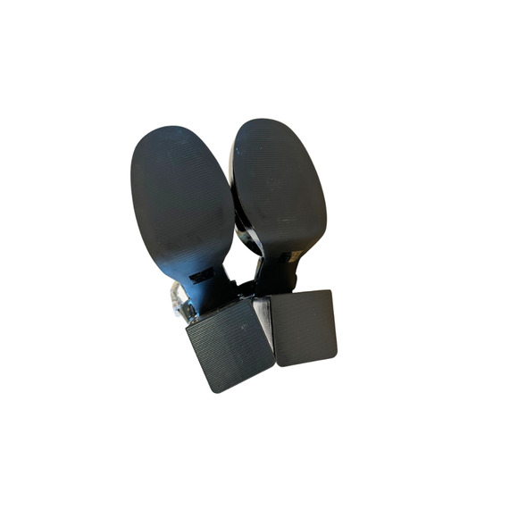 Call It Spring Foxy Platform High Heels Flared Block Rhinestone Black Size 8B - Picture 9 of 10